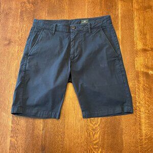 9" AG Green Label Navy Shorts 31" Waist